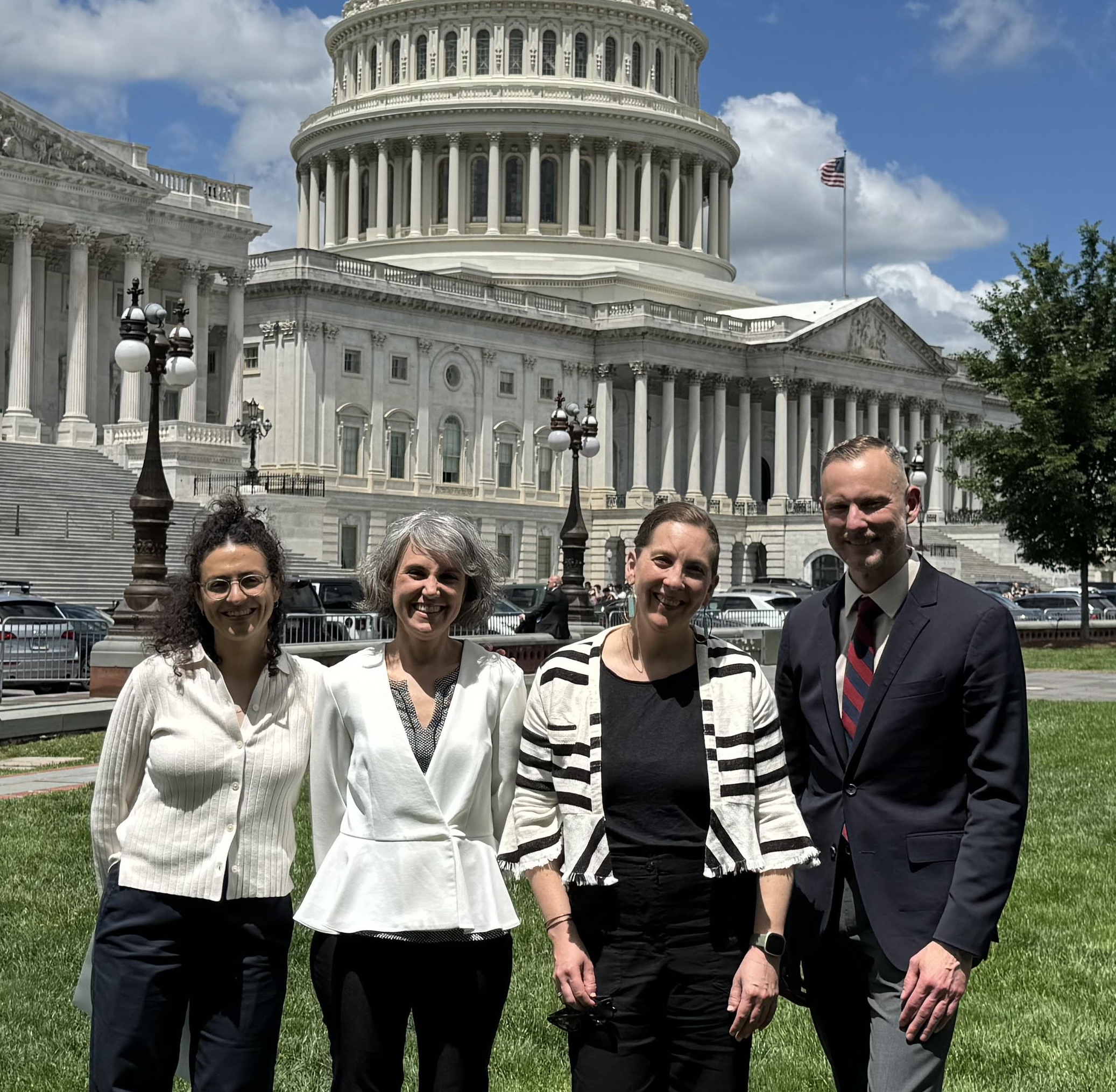 Advocacy group in front of U.S. Capitol